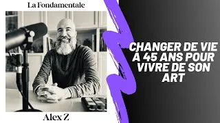 Miniature : Quitter un CDI à 50 ans pour vivre de sa peinture, le pari d’Alex Z