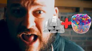 Miniature : EXPERIENCE WTF #1. Ça fait quoi de l'ALUMINIUM à 700° sur 50 000 ORBEEZ !!!