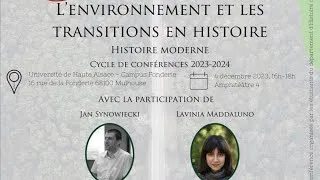 Miniature : La Forge de l'Histoire : L'environnement et les transitions en histoire moderne (04/12/2023)