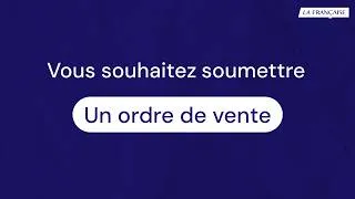 Miniature : Passer un ordre de vente de parts