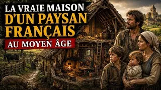 Miniature : La vraie maison d’un paysan français au Moyen Âge