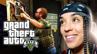 Miniature : GTA V 💵 - EN ROUTE VERS LE TOUT PREMIER BRAQUAGE #4