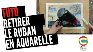 Miniature : #1- Comment enlever le ruban de masquage à l'aquarelle