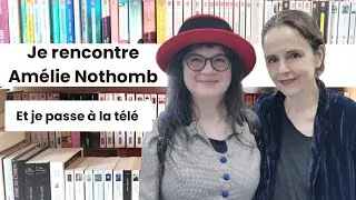 Miniature : Je rencontre Amélie Nothomb et je passe à la télé !