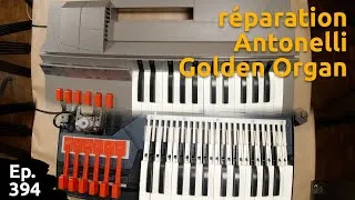 Miniature : réparation d'un "Golden Organ" orgue Antonelli des années 70 trouvé en brocante - Ep 394