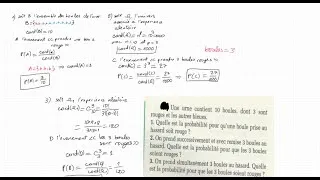 Miniature : EXERCICE DE #probabilité Tle