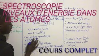 Miniature : #SPECTROSCOPIE #NIVEAUX D’ENERGIE DANS LES #ATOMES