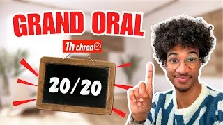 Miniature : 1H pour construire un Grand Oral de A à Z