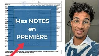 Miniature : PREPA MPSI/PCSI - Mes NOTES en Première (...Parcoursup n'a pas kiffé)
