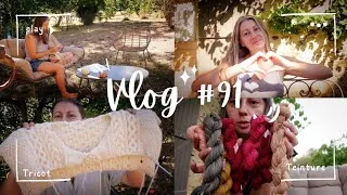 Miniature : Vlog #91 Tricot en cours, prochain projet, teinture et la petite vie!