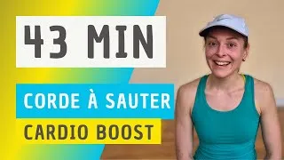 Miniature : 43 MIN Séance CARDIO 100% CORDE A SAUTER