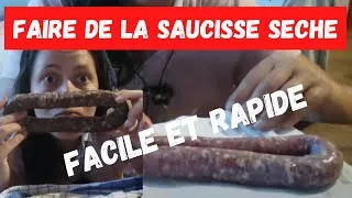 Miniature : Comment faire de la saucisse sèche? FACILE ET RAPIDE