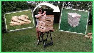 Miniature : On redonne vie à des palettes (feat mon père) - Tuto composteur fait maison