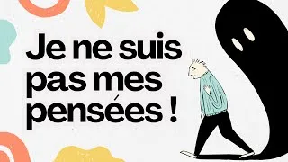 Miniature : Sortir du Stress en s'écartant des pensées négatives : La défusion cognitive expliquée 