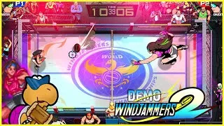 Miniature : Du frisbee bien nerveux ! | Windjammers 2 (DEMO)