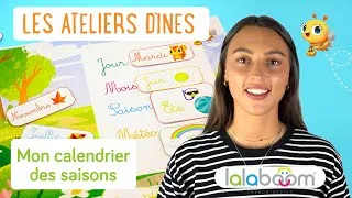 Miniature : ** MON CALENDRIER DES SAISONS **  Calendrier perpétuel pour apprendre à se repérer dans le temps.