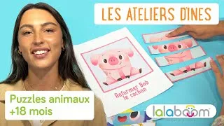 Miniature : L'atelier d'Ines - Activites Educatives LALABOOM - Les puzzles animaux