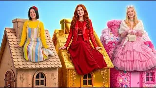 Miniature : Nous construisons des maisons incroyables de A à Z ✨ Carton vs Or vs Moelleux !