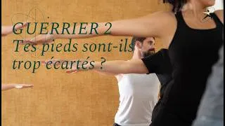Miniature : Guerrier 2 (Virabhadrasana II) : comment choisir l’écartement des pieds ?