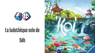 Miniature : Règles et partie solo du jeu Koï