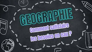 Miniature : Géographie : Les besoins en eau