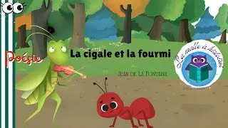 Miniature : la cigale et la fourmis-  Fable de Jean de La Fontaine / Poésie facile-@Lamalleàhistoires_Emeline
