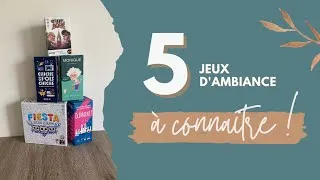 Miniature : TOP 5 - les jeux d'ambiance à connaître !
