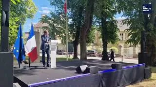 Miniature : David Lisnard, candidat à l'élection présidentielle, s'est rendu à Bayeux
