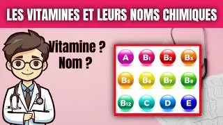 Miniature : LES VITAMINES ET LEURS NOMS CHIMIQUES
