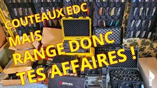 Miniature : Couteaux EDC : Mes meilleurs options de stockage et transport