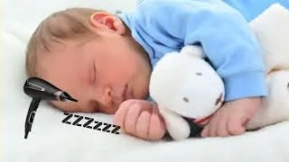 Miniature : 5 Minutes pour dormir !!!! - Sèche-cheveux | Bruit Blanc Bébé [ ASMR - HAIR DRYER Sound ]