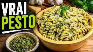 Miniature : Pâtes au pesto maison au mortier le secret de la vraie recette italienne
