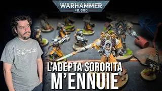 Miniature : Mes soeurs de bataille... FLEMME ! - Warhammer