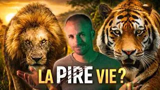 Miniature : Lion vs Tigre: qui a la PIRE vie ?