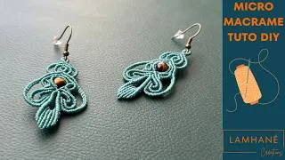 Miniature : Tutoriel Boucles d’oreilles micro macramé "Lucie"