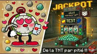 Miniature : ⛏️ Minecraft Hardcore avec de l’argent ? 🧨  (Mini-Jeu Minecraft - Challenge Mines Slots)
