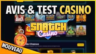 Miniature : Test & Avis Jeux en Ligne : Snatch Casino 🚁 (Nouveau Casino 2026)