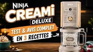 Miniature : Avis Ninja CREAMi Deluxe🍦Test complet de la Creami avec 3 recettes (café, protéinée et sorbet !)