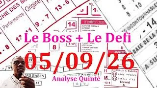 Miniature : 🚨🚨 Le BOSS Samedi 05 Septembre 2026 - Analyse : Vincennes (R1) 4e course – Prix du Mont Saint Michel