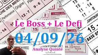 Miniature : 🚨🚨 Le BOSS Vendredi 04 Septembre 2026 - Analyse : Vincennes (R1) 4e course – Prix Bruna