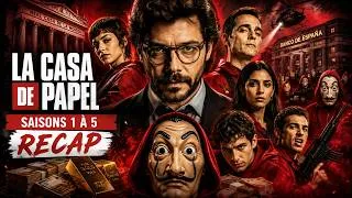Miniature : Ils ont DÉFIÉ tout un PAYS... | LA CASA DE PAPEL Saisons 1 à 5 Recap | La minute series