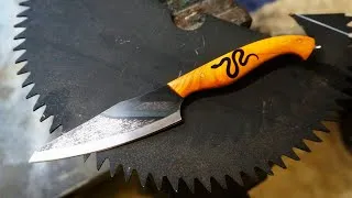 Miniature : Transformez une vielle scie en couteau artisanal !