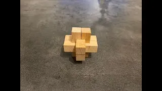Miniature : Solution casse tête en bois de 6 pièces