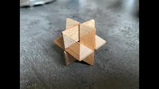 Miniature : Solution casse tête en bois - ÉTOILE DE GALILÉE
