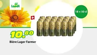 Miniature : LANDI Publicitée télévisée sem. 30 | Station de charge DJI 1000 V2 CH / Bière Lager Farmer