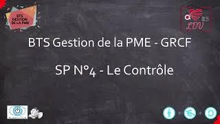 Miniature : BTS Gestion de la PME - GRCF - SP 4 - LE CONTROLE (Manipuler EBP Comptabilité)