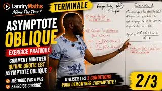 Miniature : 📚 Asymptote Oblique – Vidéo 2/3 (Terminale)