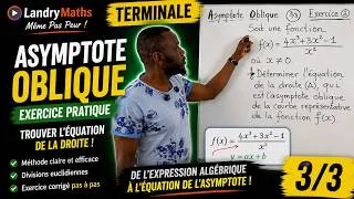 Miniature : Asymptote Oblique – Vidéo 3/3 (Terminale)