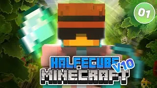 Miniature : Une SURVIE INCROYABLE, début sur le serveur Halfecube V10 ! - Best of Twitch Minecraft