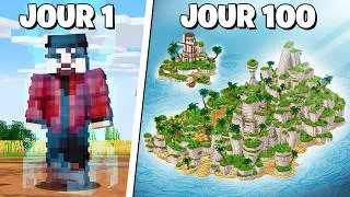 Miniature : J'ai Survécu 100 JOURS dans une BOÎTE sur Minecraft !